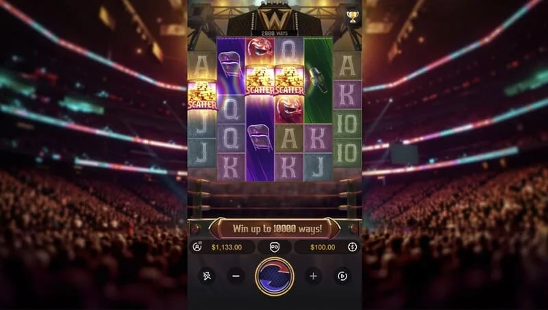 Reel Royale Showdown - quattro Scatter, che attivano il round bonus